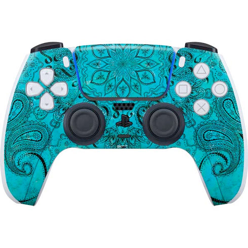 Blue Zen Ginseng PS5 Controller Skin