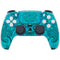 Blue Zen Ginseng PS5 Controller Skin
