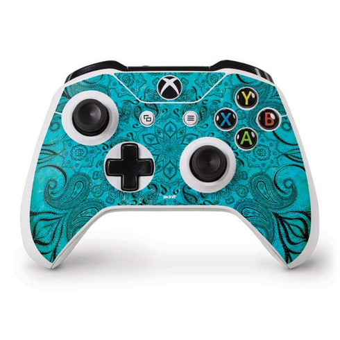 Blue Zen Ginseng Xbox One S Controller Skin
