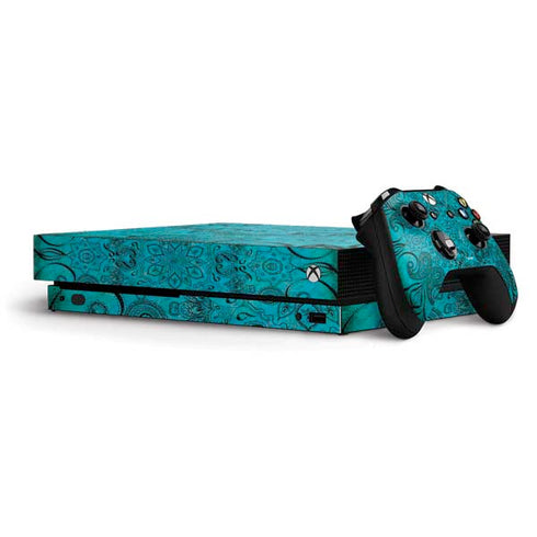 Blue Zen Ginseng Xbox One X Bundle Skin
