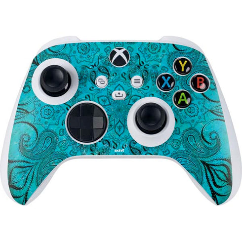 Blue Zen Ginseng Xbox Series S Controller Skin