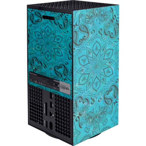 Blue Zen Ginseng Xbox Series X Console Skin
