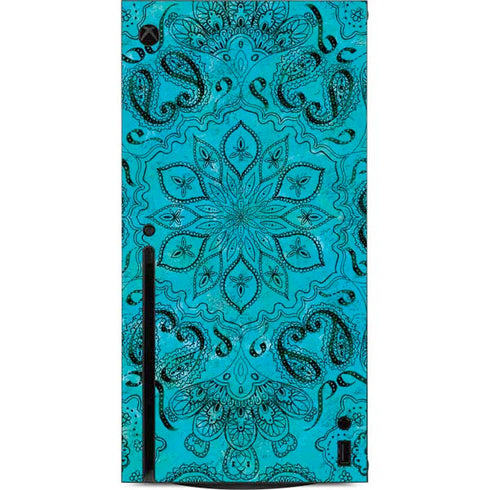Blue Zen Ginseng Xbox Series X Console Skin