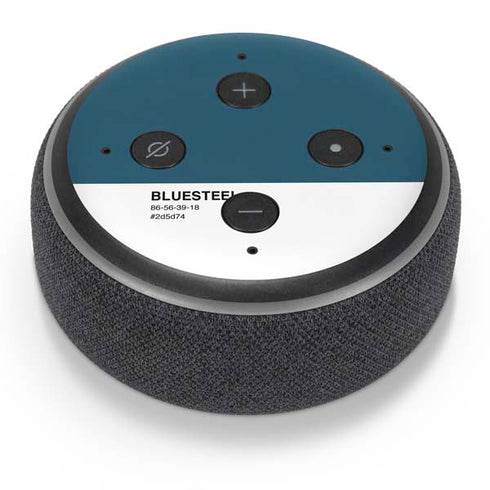 Bluesteel Color Palette Amazon Echo Dot Skin