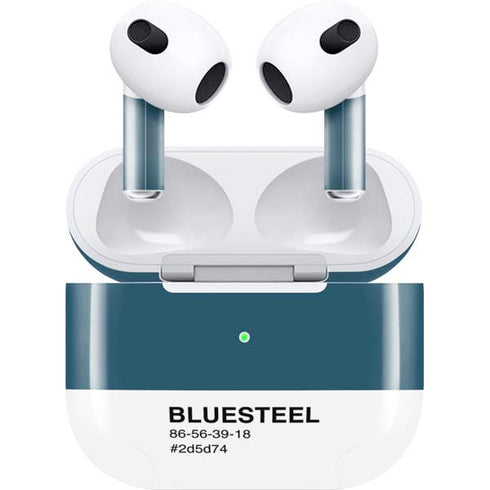 Bluesteel Color Palette Apple AirPods (3rd Gen 2021) Skin