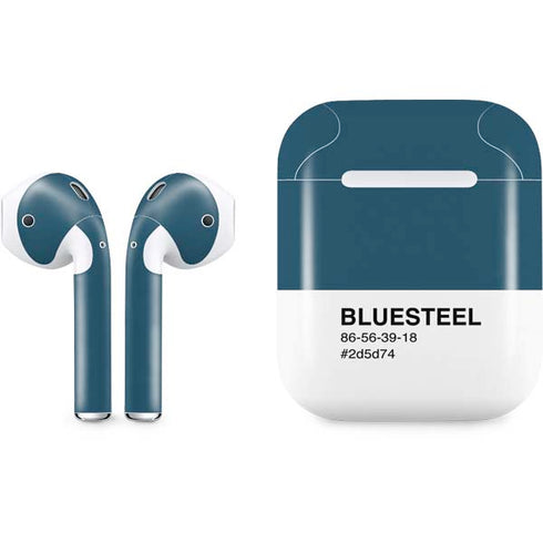 Bluesteel Color Palette Apple AirPods Skin