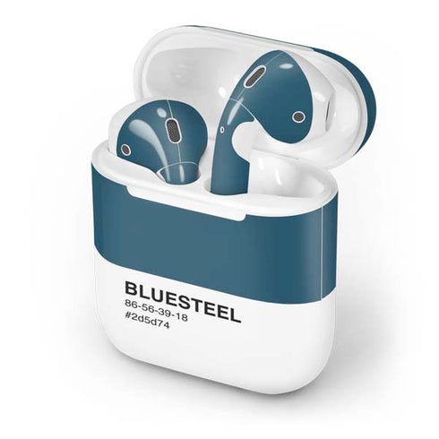 Bluesteel Color Palette Apple AirPods Skin