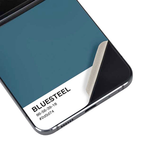 Bluesteel Color Palette Galaxy Z Flip5 5G Skin