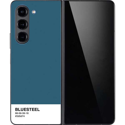 Bluesteel Color Palette Galaxy Z Fold5 5G Skin