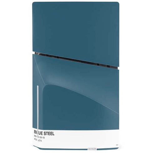 Bluesteel Color Palette PS5 Slim Disk Console Skin