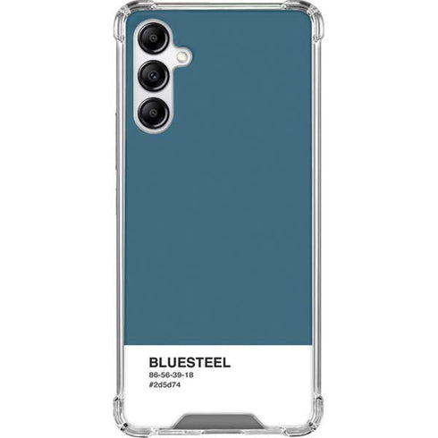 Bluesteel Color Palette Galaxy A14 5G Clear Case
