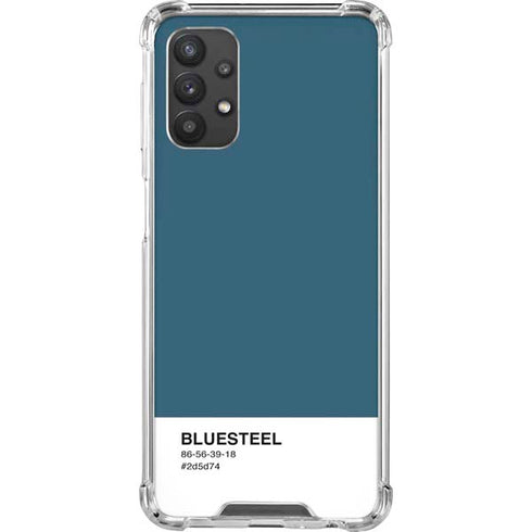 Bluesteel Color Palette Galaxy A32 5G Clear Case