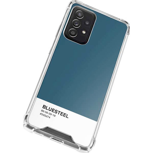 Bluesteel Color Palette Galaxy A52 5G Clear Case