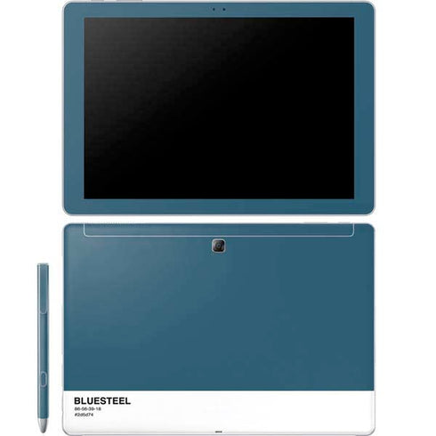 Bluesteel Color Palette Galaxy Book 12in Skin