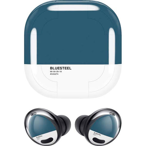 Bluesteel Color Palette Galaxy Buds Pro Skin
