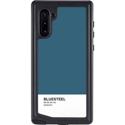 Bluesteel Color Palette Galaxy Note 10 Waterproof Case