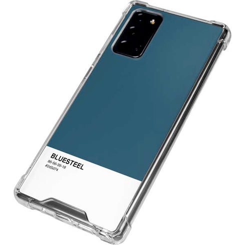 Bluesteel Color Palette Galaxy Note20 5G Clear Case