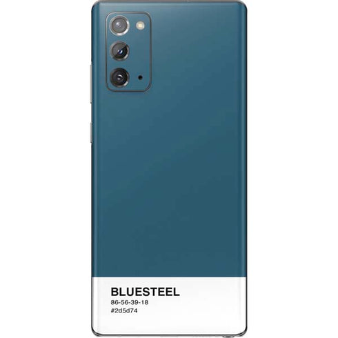 Bluesteel Color Palette Galaxy Note20 5G Skin