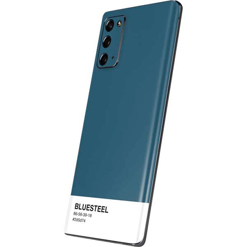 Bluesteel Color Palette Galaxy Note20 5G Skin