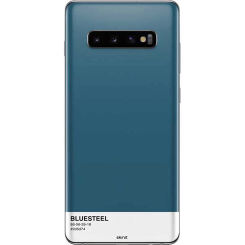 Bluesteel Color Palette Galaxy S10 Plus Skin