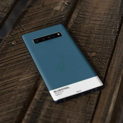 Bluesteel Color Palette Galaxy S10 Plus Skin