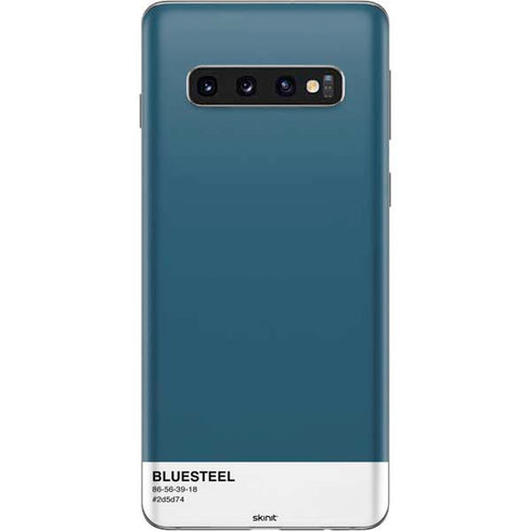 Bluesteel Color Palette Galaxy S10 Skin