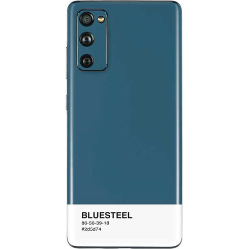 Bluesteel Color Palette Galaxy S20 Fan Edition Skin