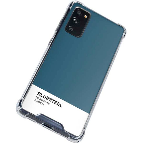 Bluesteel Color Palette Galaxy S20 FE Clear Case