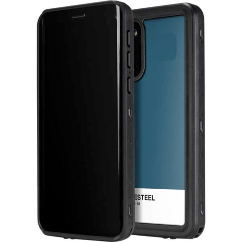 Bluesteel Color Palette Galaxy S20 Waterproof Case