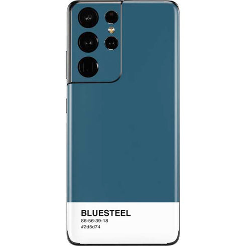 Bluesteel Color Palette Galaxy S21 Ultra 5G Skin