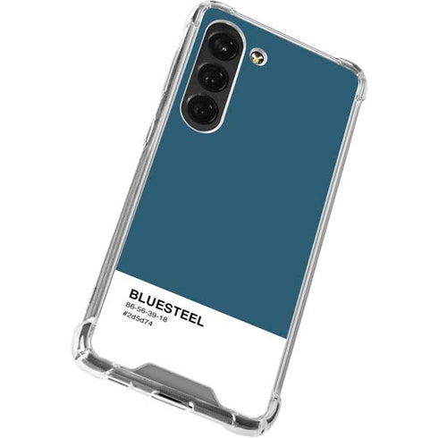 Bluesteel Color Palette Galaxy S23 Clear Case