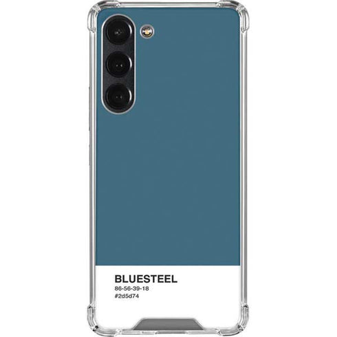 Bluesteel Color Palette Galaxy S23 Plus Clear Case
