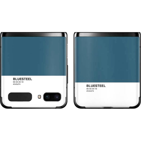 Bluesteel Color Palette Galaxy Z Flip Skin