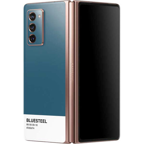Bluesteel Color Palette Galaxy Z Fold2 5G Skin
