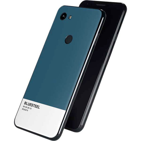 Bluesteel Color Palette Google Pixel 3a Skin