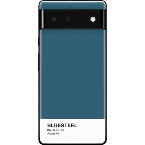 Bluesteel Color Palette Google Pixel 6 Skin