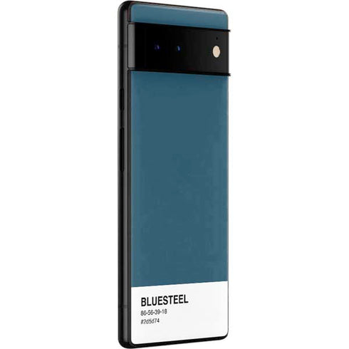 Bluesteel Color Palette Google Pixel 6 Skin