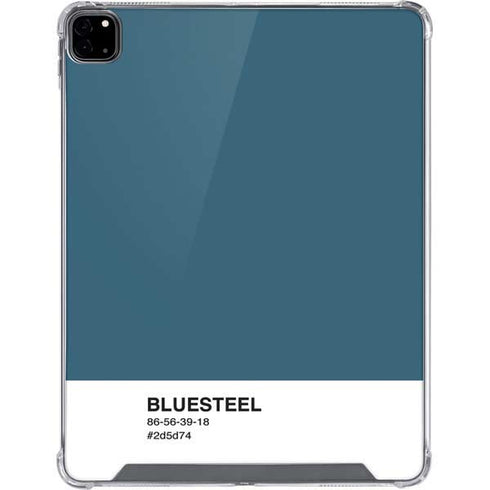 Bluesteel Color Palette iPad Pro 12.9in (2020) Clear Case
