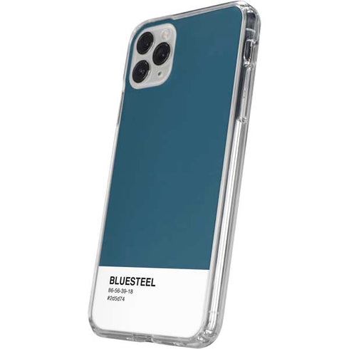 Bluesteel Color Palette iPhone 11 Pro Clear Case