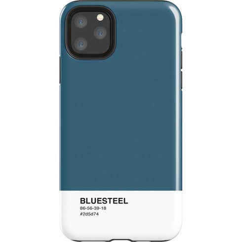 Bluesteel Color Palette iPhone 11 Pro Max Impact Case