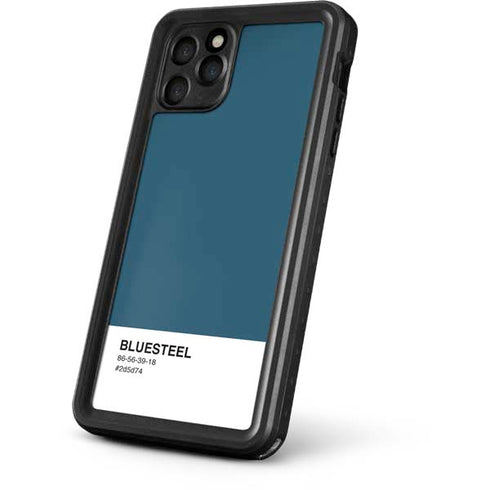Bluesteel Color Palette iPhone 11 Pro Waterproof Case
