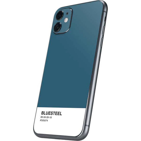 Bluesteel Color Palette iPhone 11 Skin