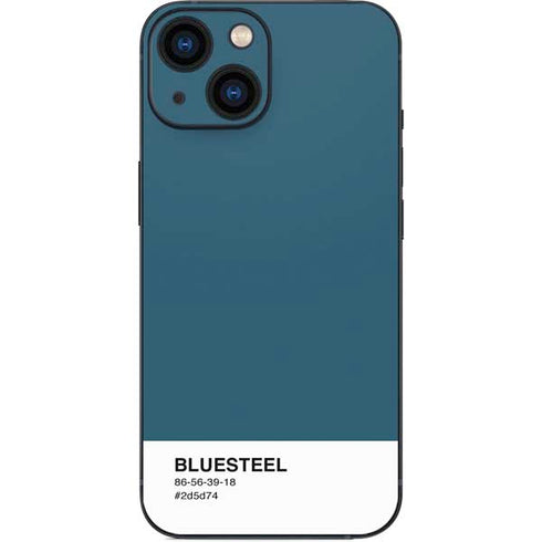 Bluesteel Color Palette iPhone 13 Mini Skin