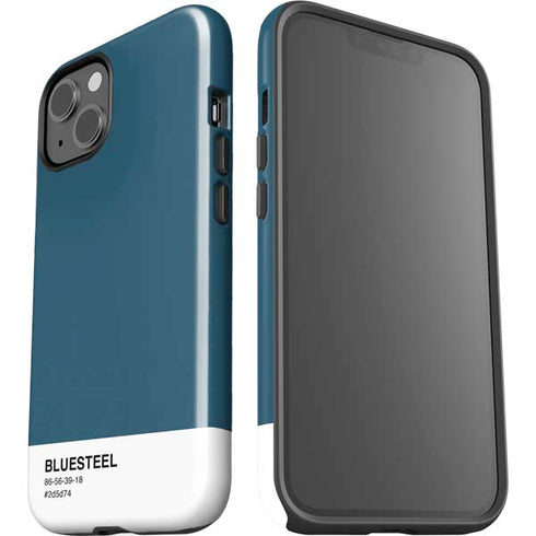 Bluesteel Color Palette iPhone 15 Impact Case
