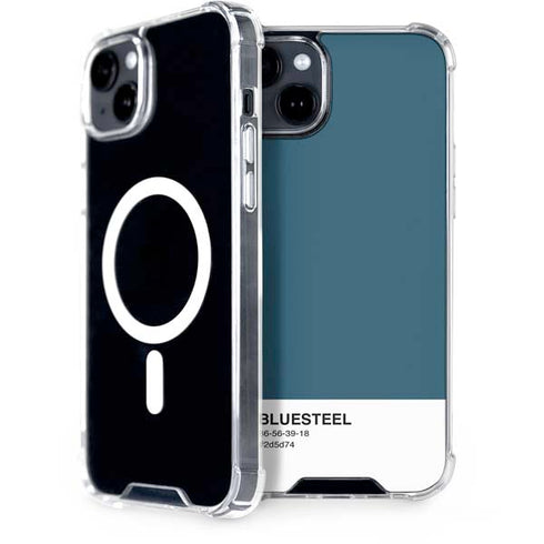 Bluesteel Color Palette iPhone 15 Plus MagSafe Case