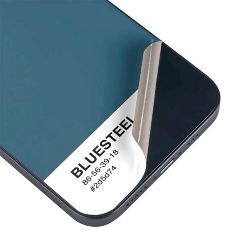 Bluesteel Color Palette iPhone 15 Plus Skin