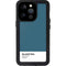 Bluesteel Color Palette iPhone 14 Pro Waterproof Case
