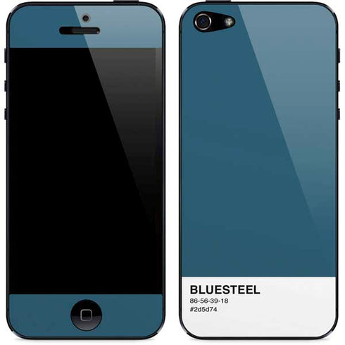 Bluesteel Color Palette iPhone 5/5s/5SE Skin