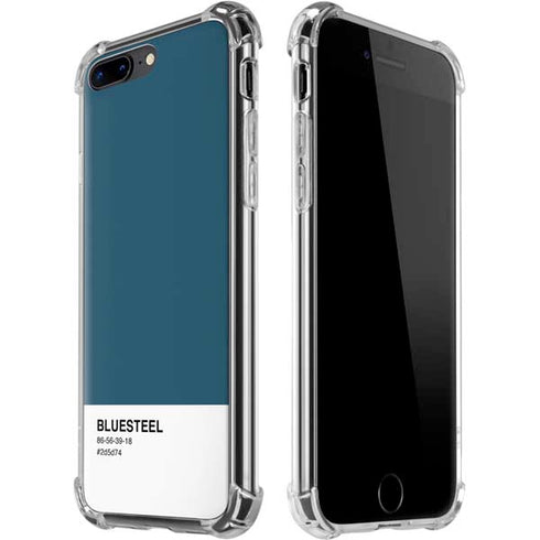 Bluesteel Color Palette iPhone 7/8 Plus Clear Case