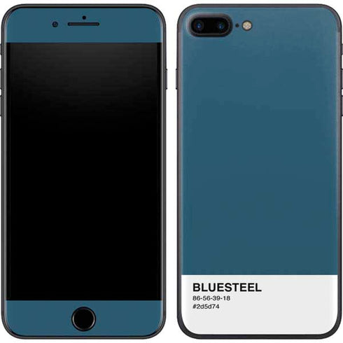 Bluesteel Color Palette iPhone 8 Plus Skin